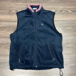 High Tide Clothing Navy Blue Fleece Vest L